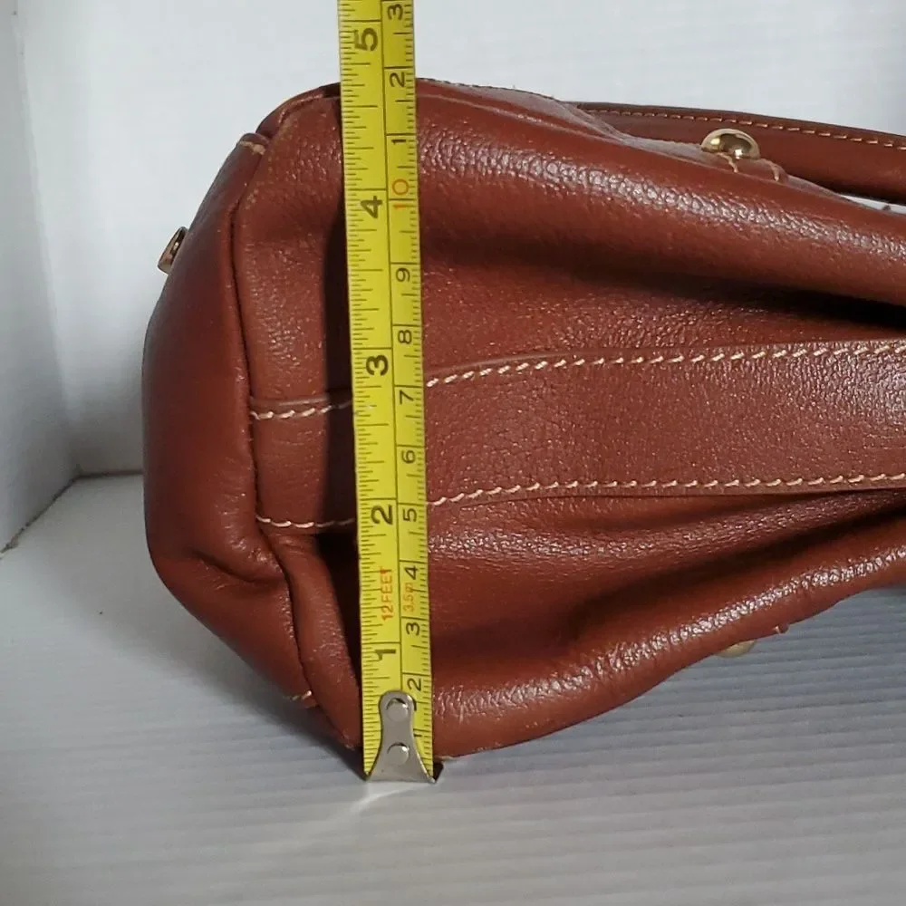 Charlie Lapson Top Handle Bag Satchel Shoulder Lucia Leather Women's Woman's
